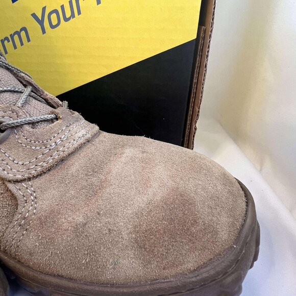 BELLEVILLE MILITARY BOOTS SIZE 10 W  HOT WEATHER/STEEL TOE/SAGE..LEATHER/NYLON - Picture 2 of 5